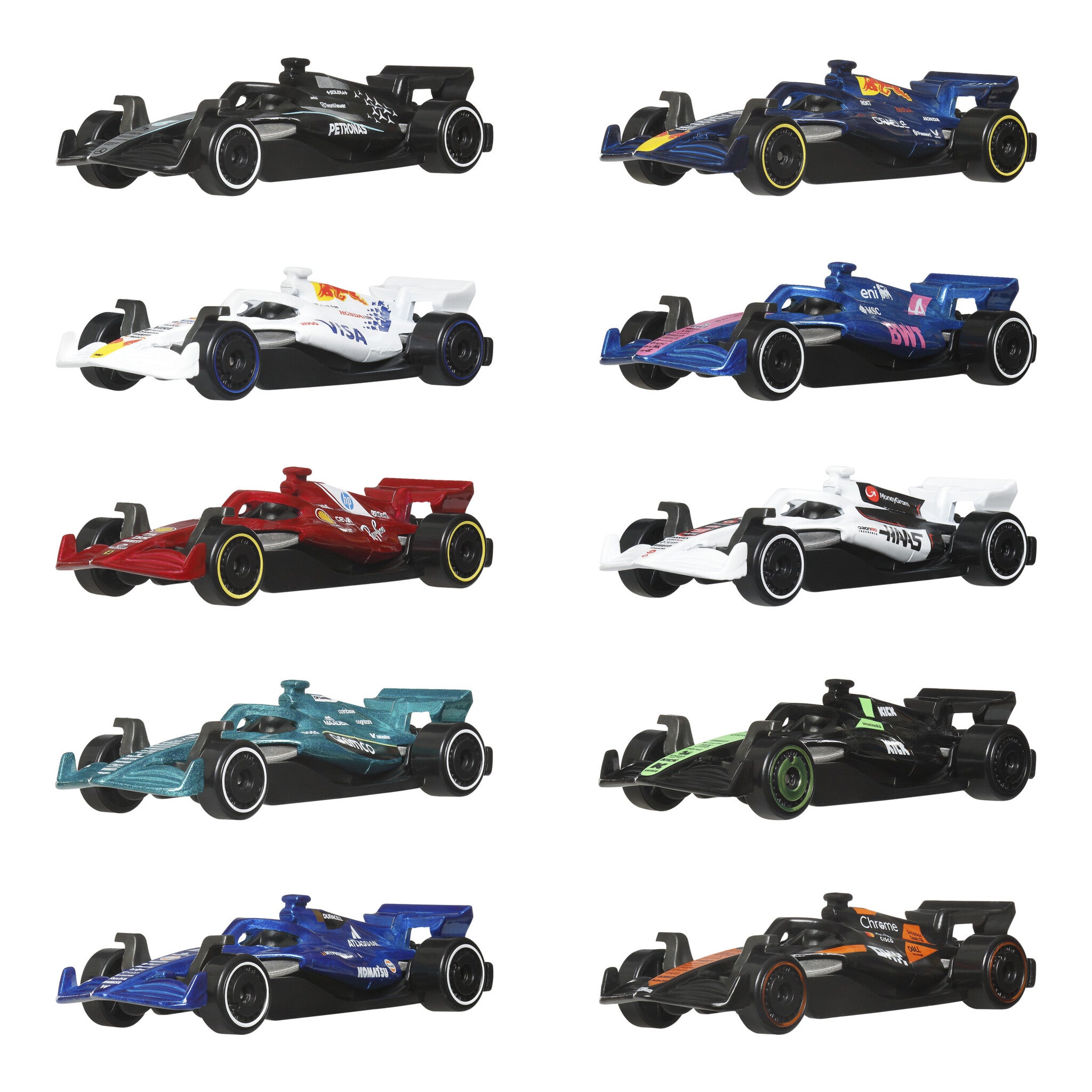 Hot Wheels Formula 1 2025 10-Pack Die-Cast Cars