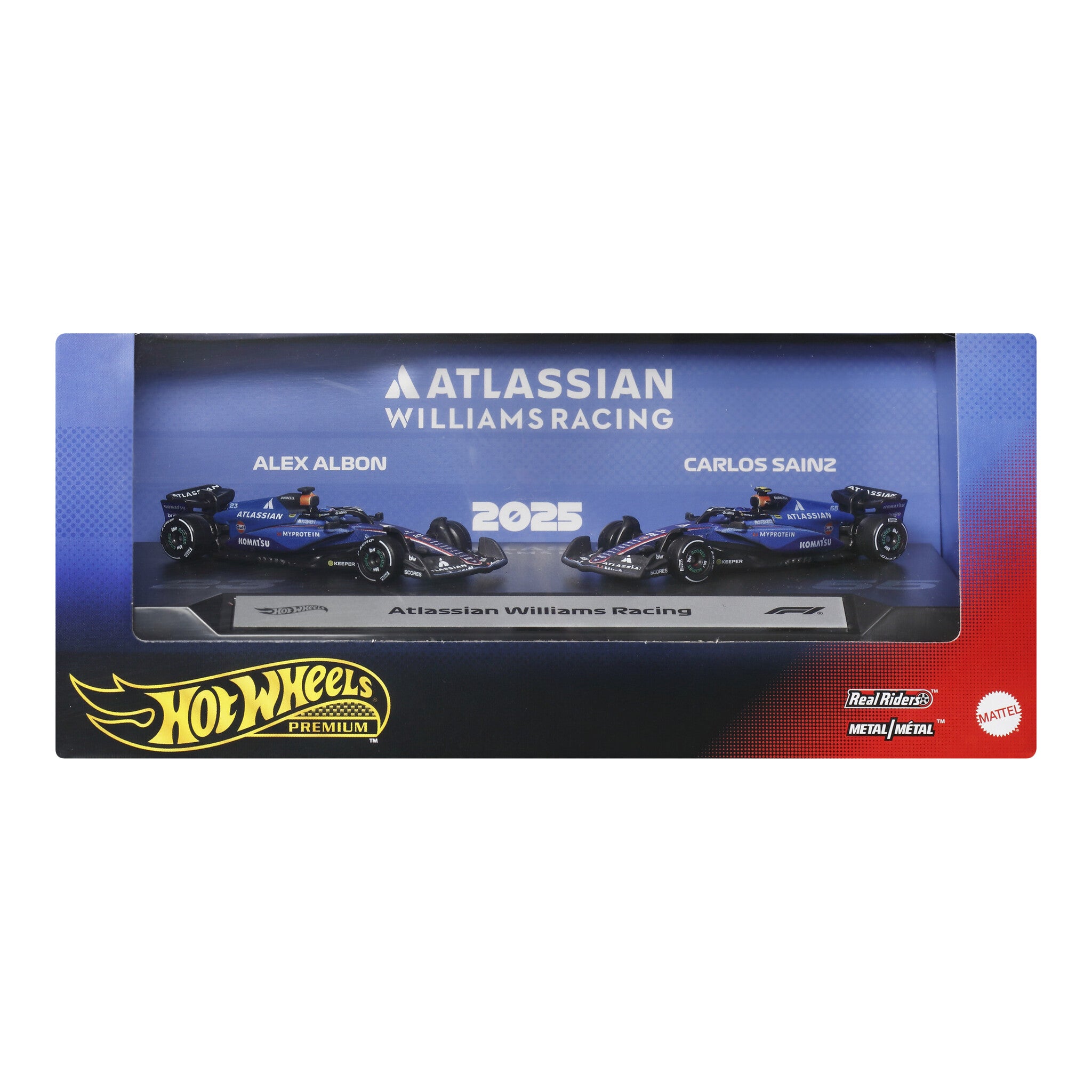 Hot Wheels Premium Formula 1 Atlassian Williams Racing 2-Pack