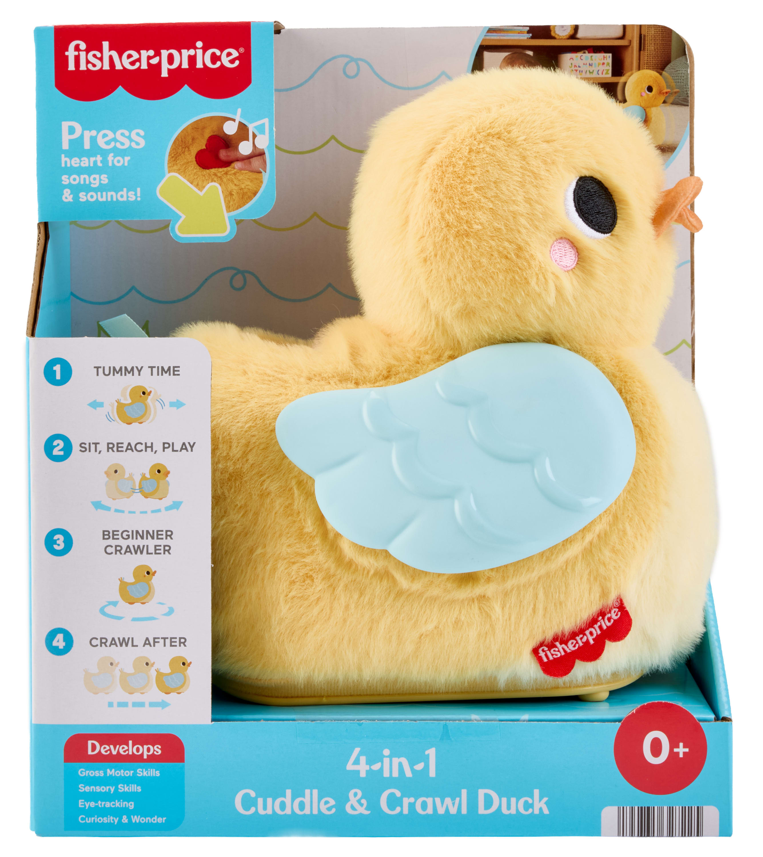 Fisher-Price 4-in-1 Cuddle & Crawl Duck