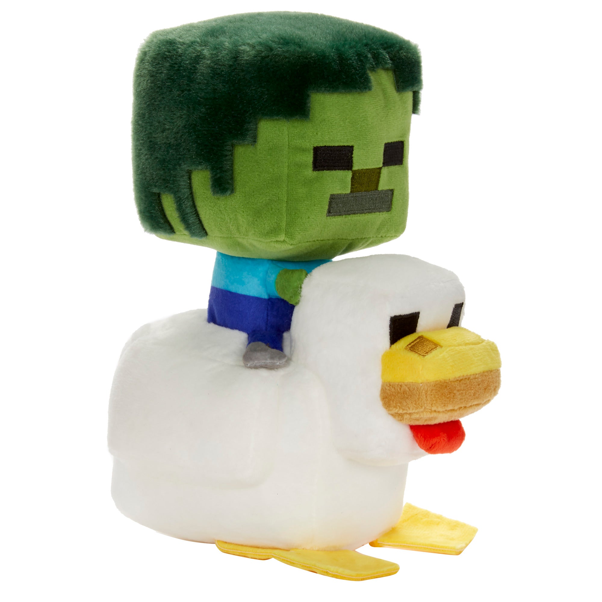 Minecraft Zombie Chicken Jockey 8-Inch Plush Toy