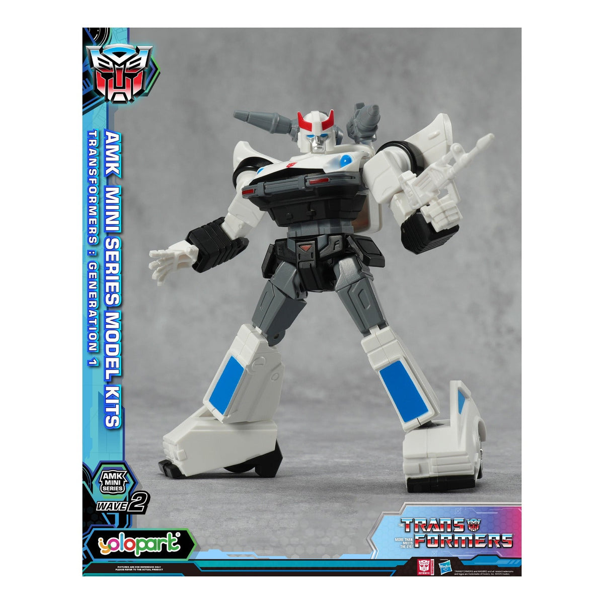 YOLOPARK Transformers G1 AMK Mini Series Wave 2 Prowl Model Kit 11cm