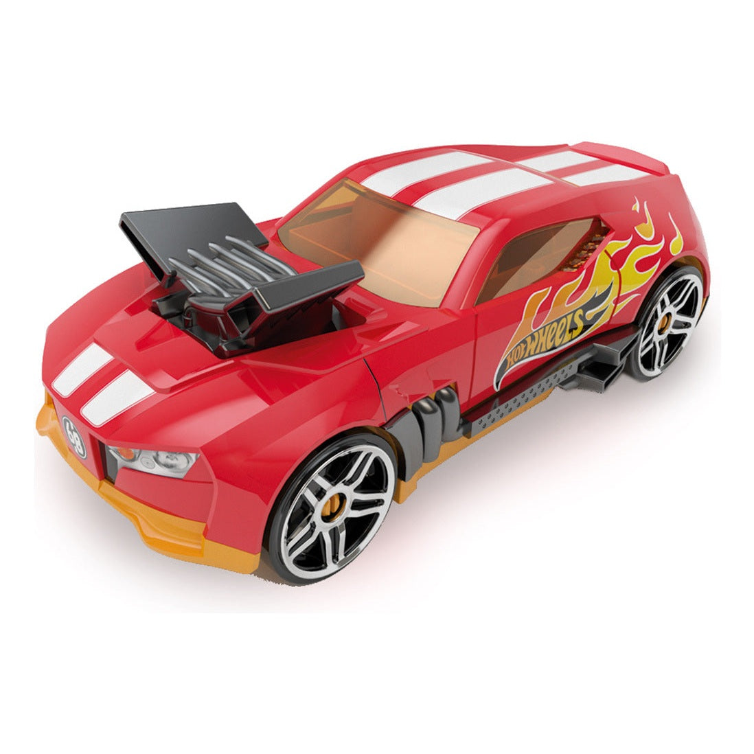 Hot Wheels 2-in-1 Race N Haul Storage Case Red