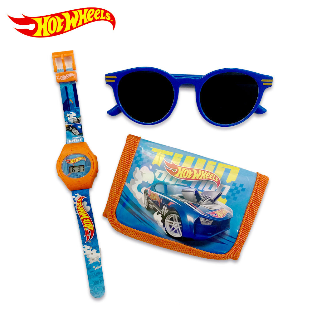 Hot Wheels Watch Wallet & Sunglasses Gift Set