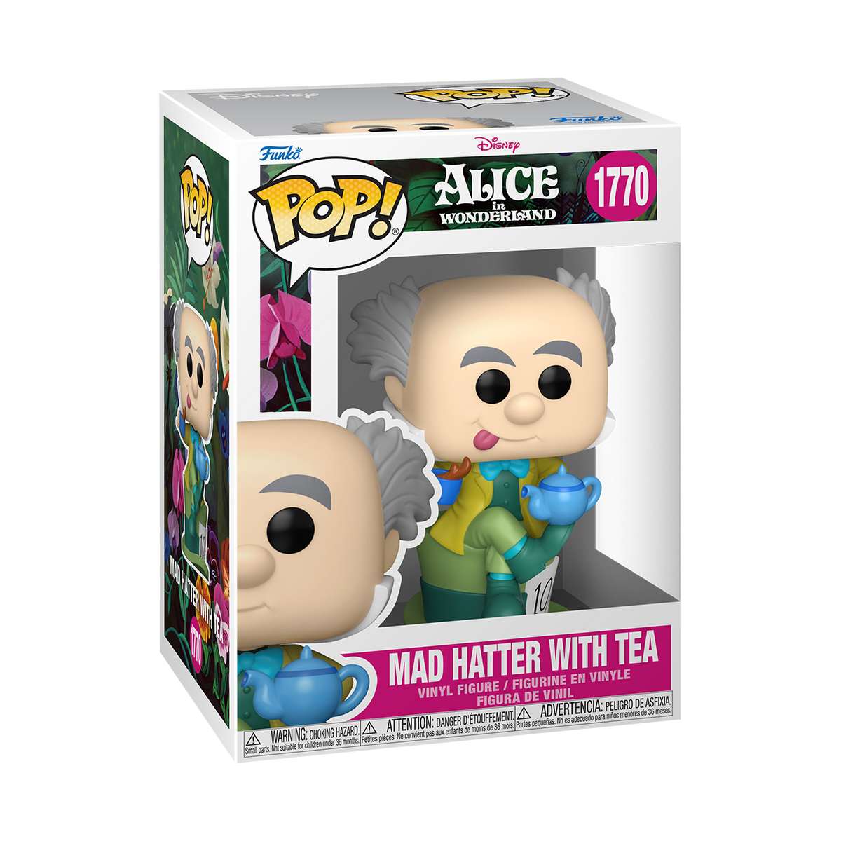 Funko Pop! Disney Alice in Wonderland Mad Hatter with Tea Vinyl Figure #1770
