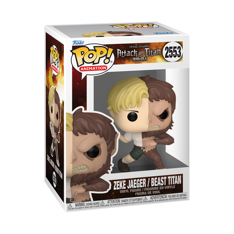 Funko Pop! Attack on Titan Zeke Jaeger / Beast Titan Vinyl Figure #2553