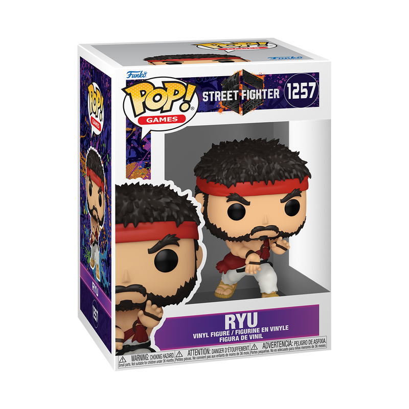 Funko Pop! Games Street Fighter 6 Ryu Vinyl Figure #1257
