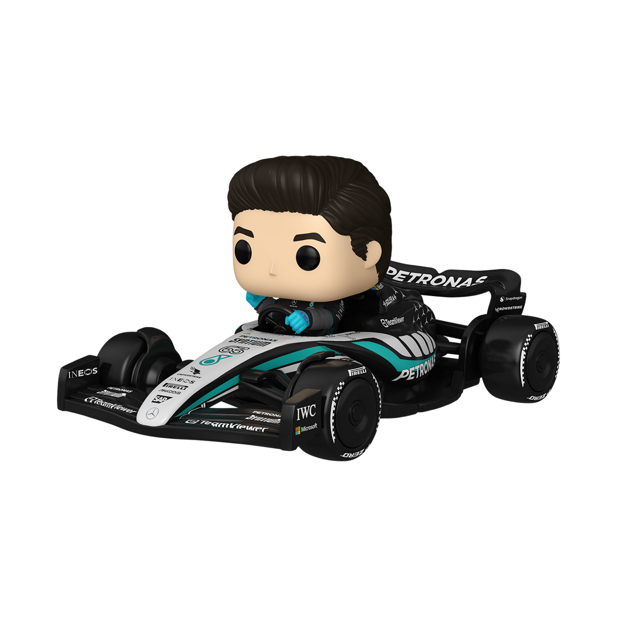 Funko Pop! Rides Super Deluxe Mercedes-AMG Petronas George Russell with Racing Car #159