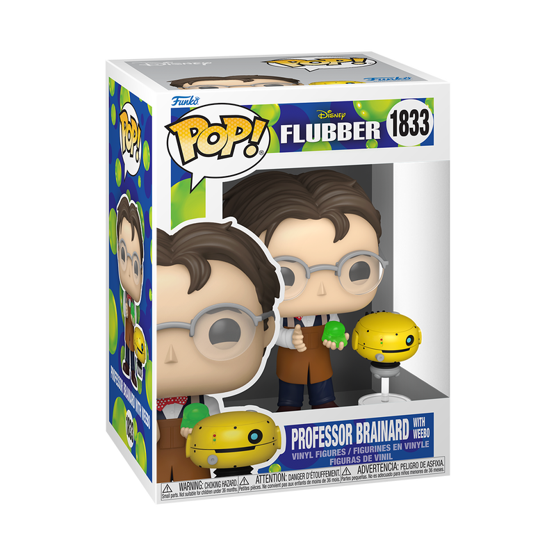 Funko Pop! & Buddy Disney Flubber Professor Brainard with Weebo (1 in 6 Chance of Chase)