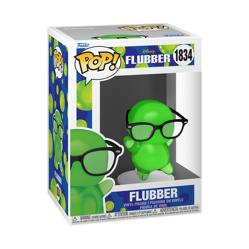 Funko Pop! Disney Flubber with Glasses Translucent Vinyl Figure