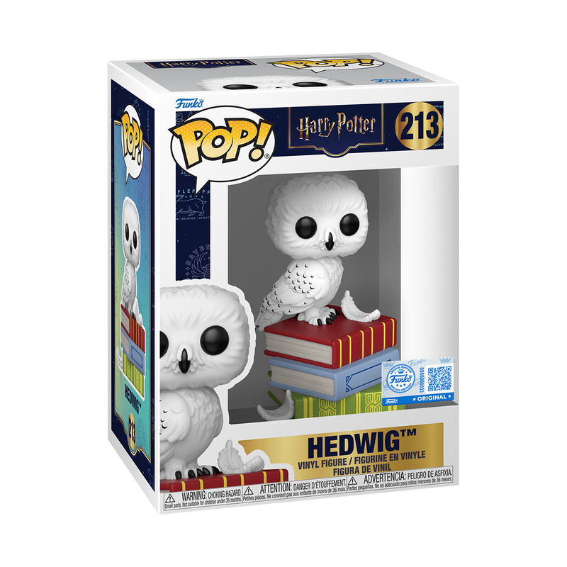 Funko Pop! Premium Harry Potter Hedwig on Books Vinyl Figure #213
