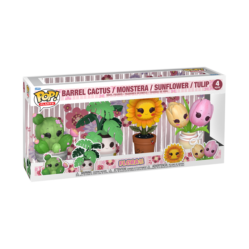 Funko Pop! Plants Flora Vinyl Figure 4-Pack