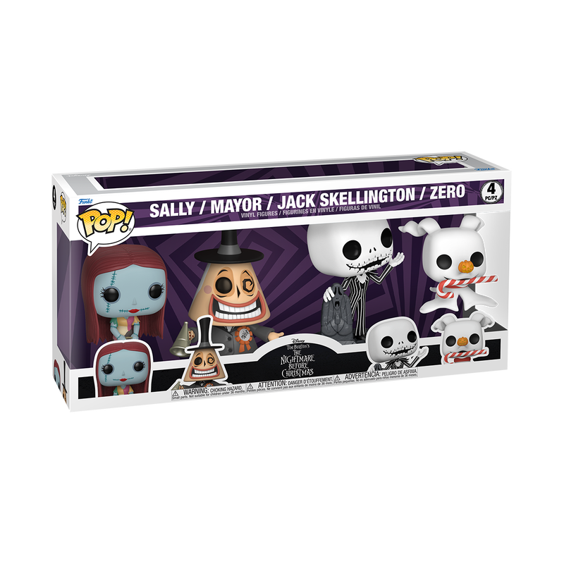 Funko Pop! Disney The Nightmare Before Christmas 4-Pack