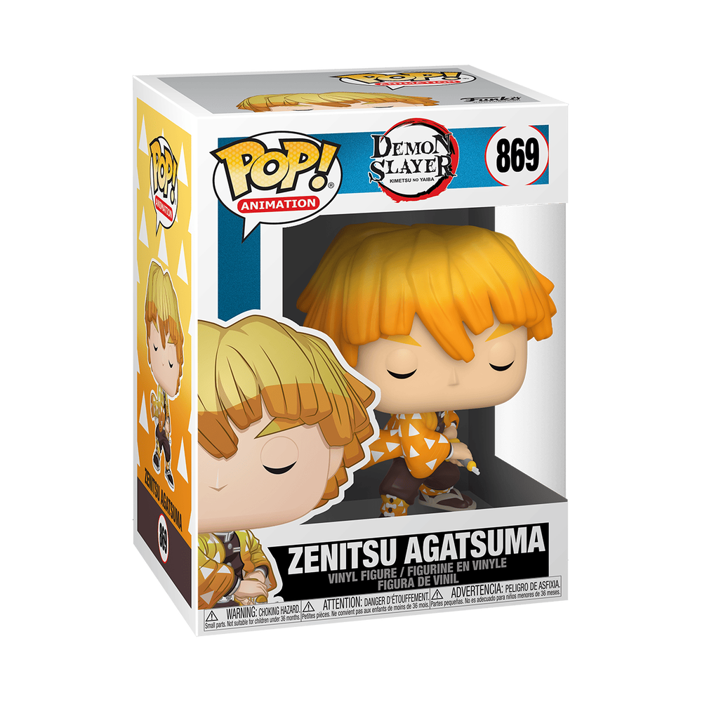 Funko Pop! Animation Demon Slayer Zenitsu Agatsuma Vinyl Figure #869