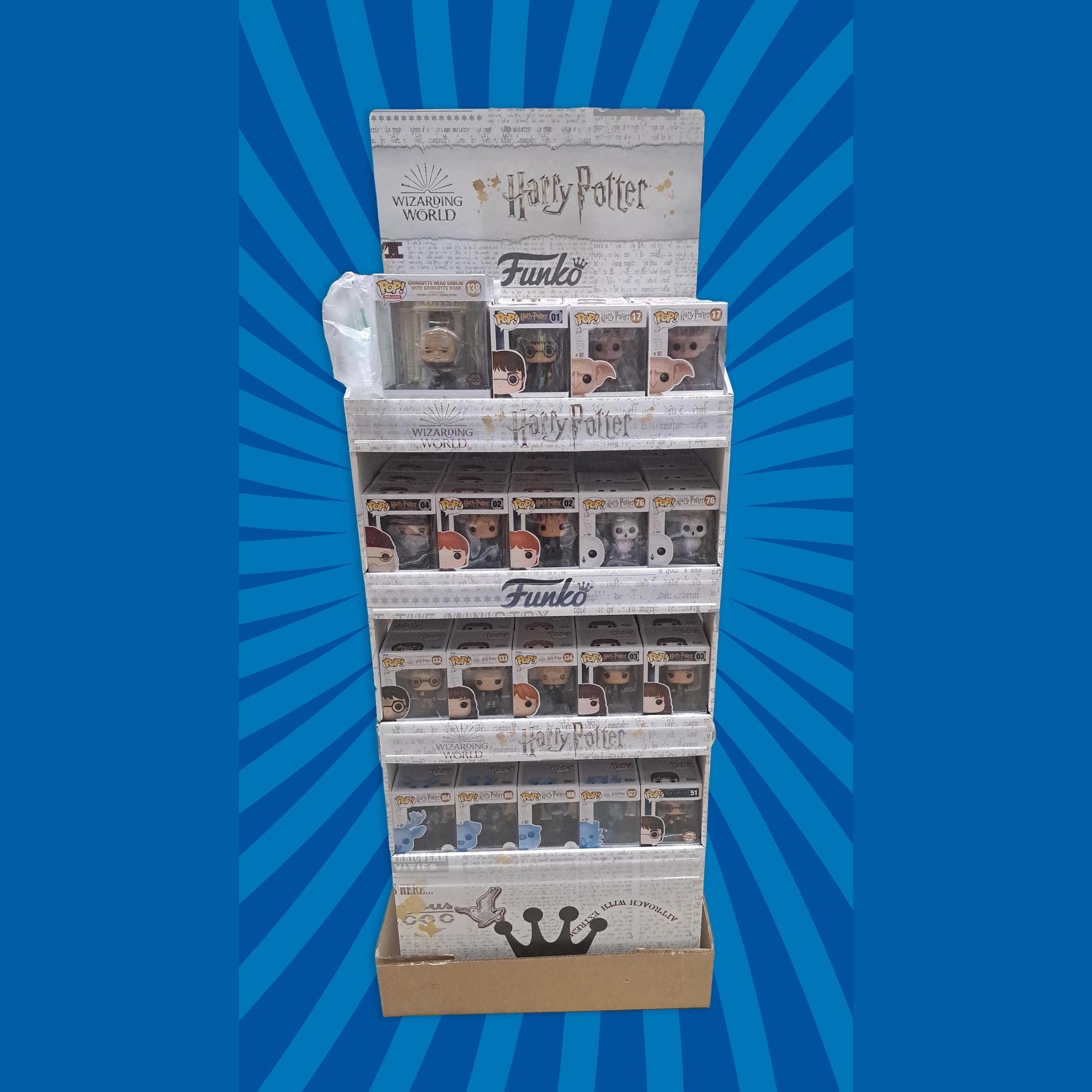 Funko Harry Potter Pre-Filled Free-Standing Display Unit