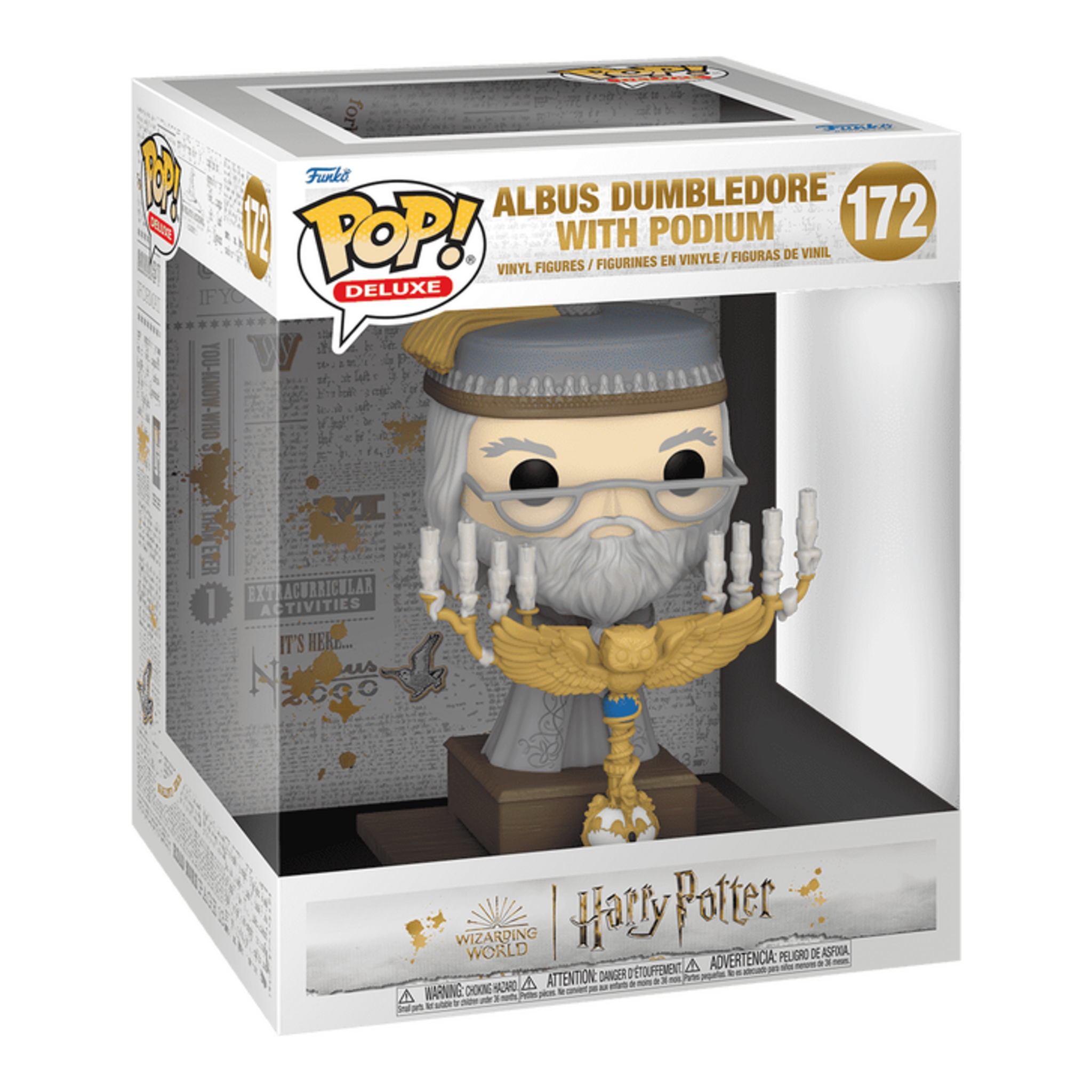 Funko Pop! Deluxe Harry Potter Albus Dumbledore with Podium #172