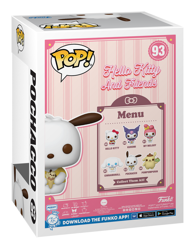 Funko Pop! Hello Kitty and Friends Pochacco with Ice Cream No. 93