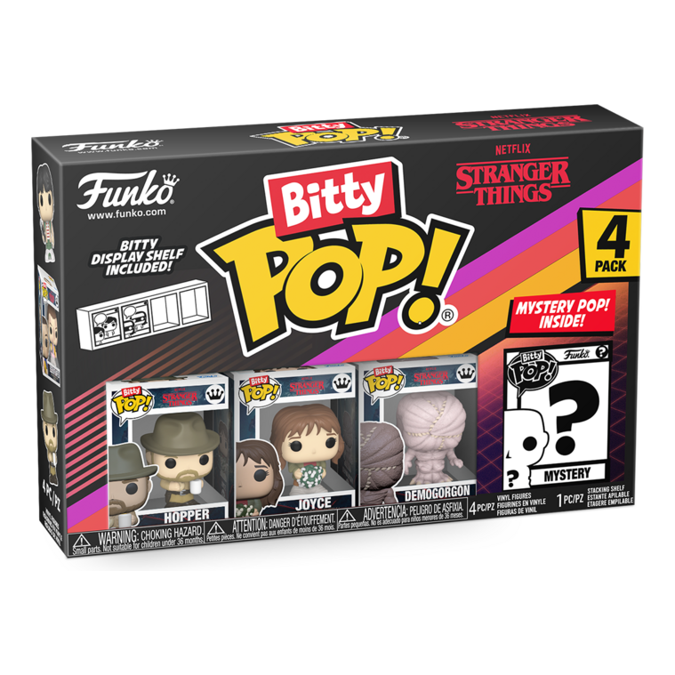 Funko Bitty POP! Stranger Things Hopper 4-Pack