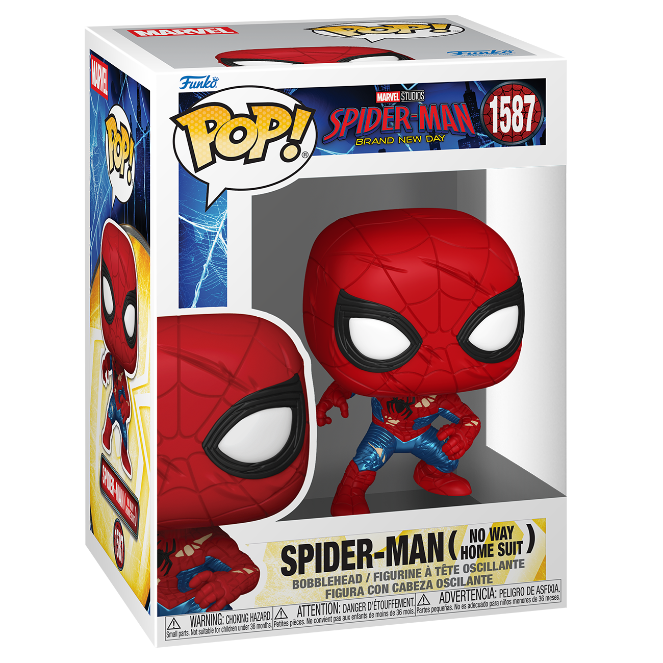 Funko Pop! Marvel Spider-Man No Way Home Suit Brand New Day Vinyl Bobblehead #1587