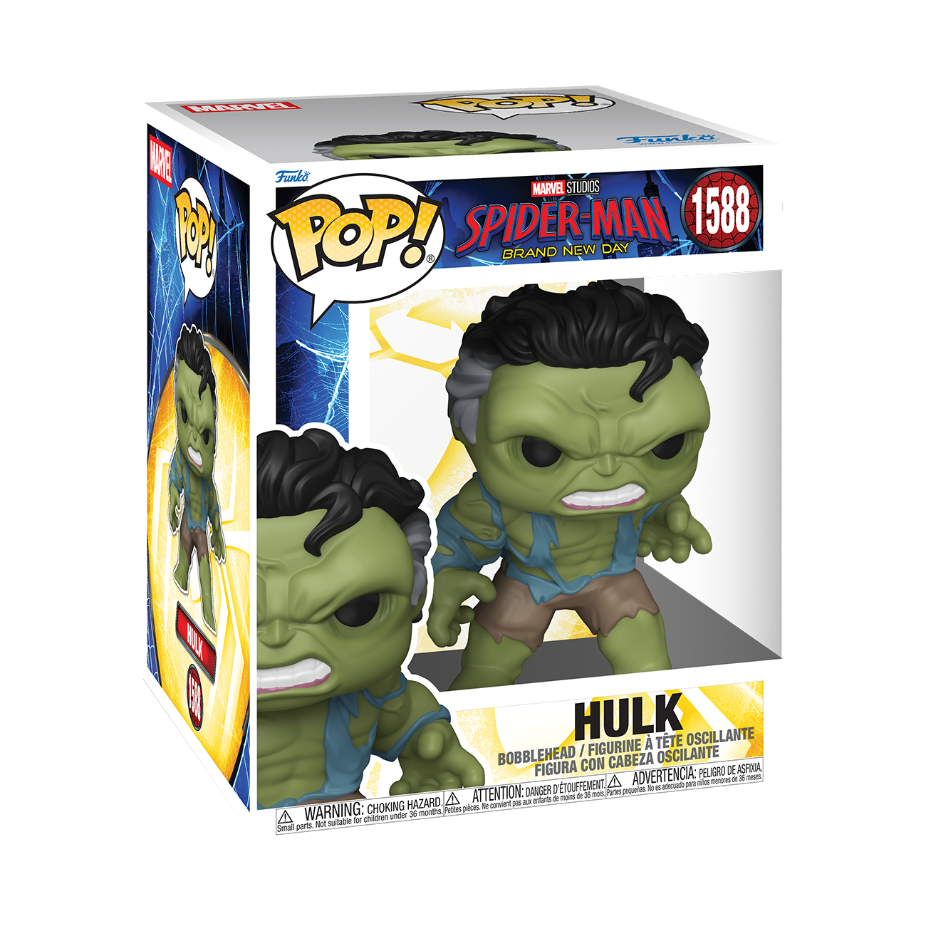 Funko Pop! Super Spider-Man: Brand New Day Hulk 6-Inch Vinyl Bobblehead