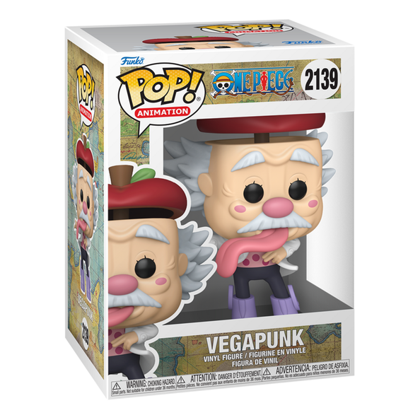 Funko Pop! One Piece Dr Vegapunk Egghead Arc Vinyl Figure #2139