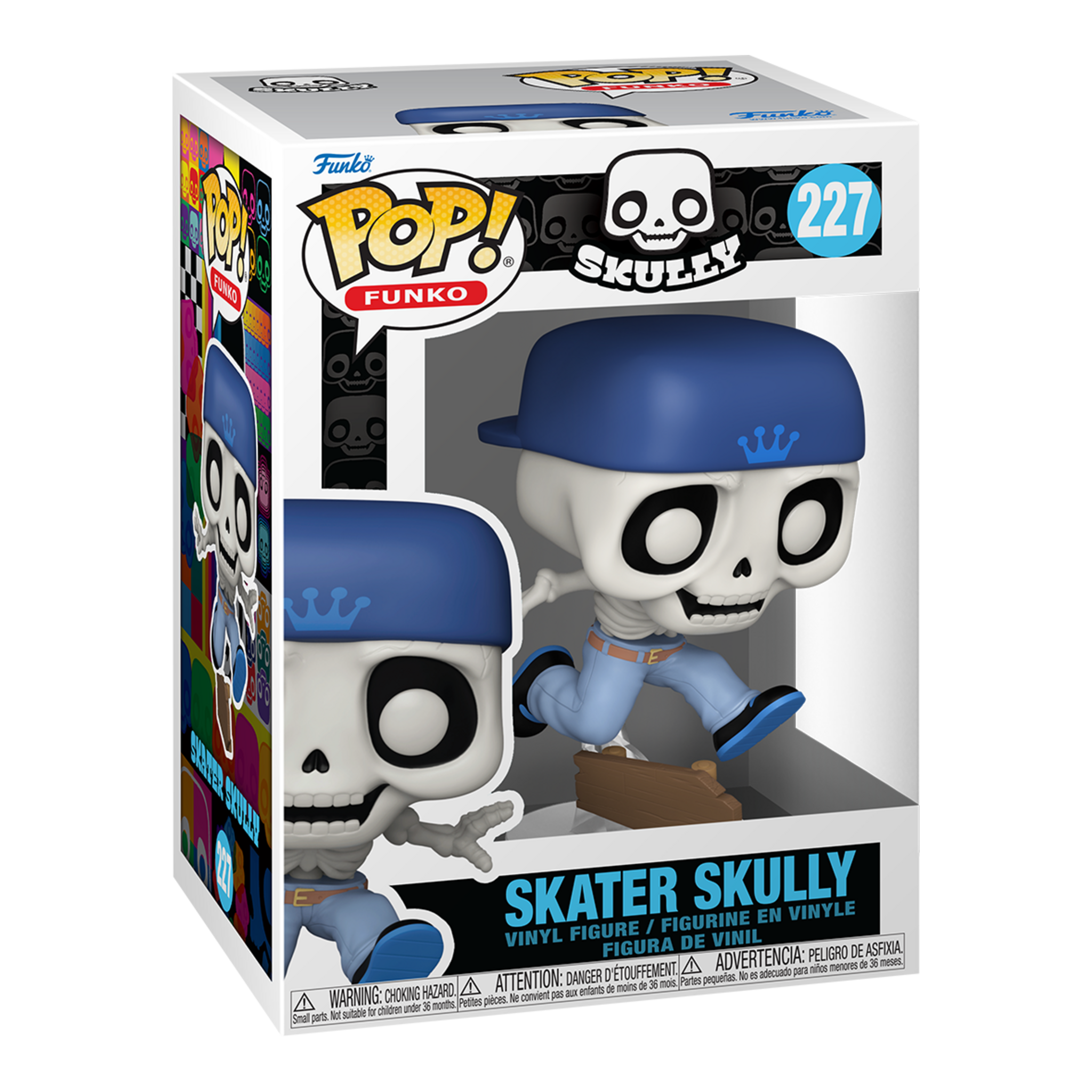 Funko Pop! Skeleton Summer Skater Skully Vinyl Figure #227
