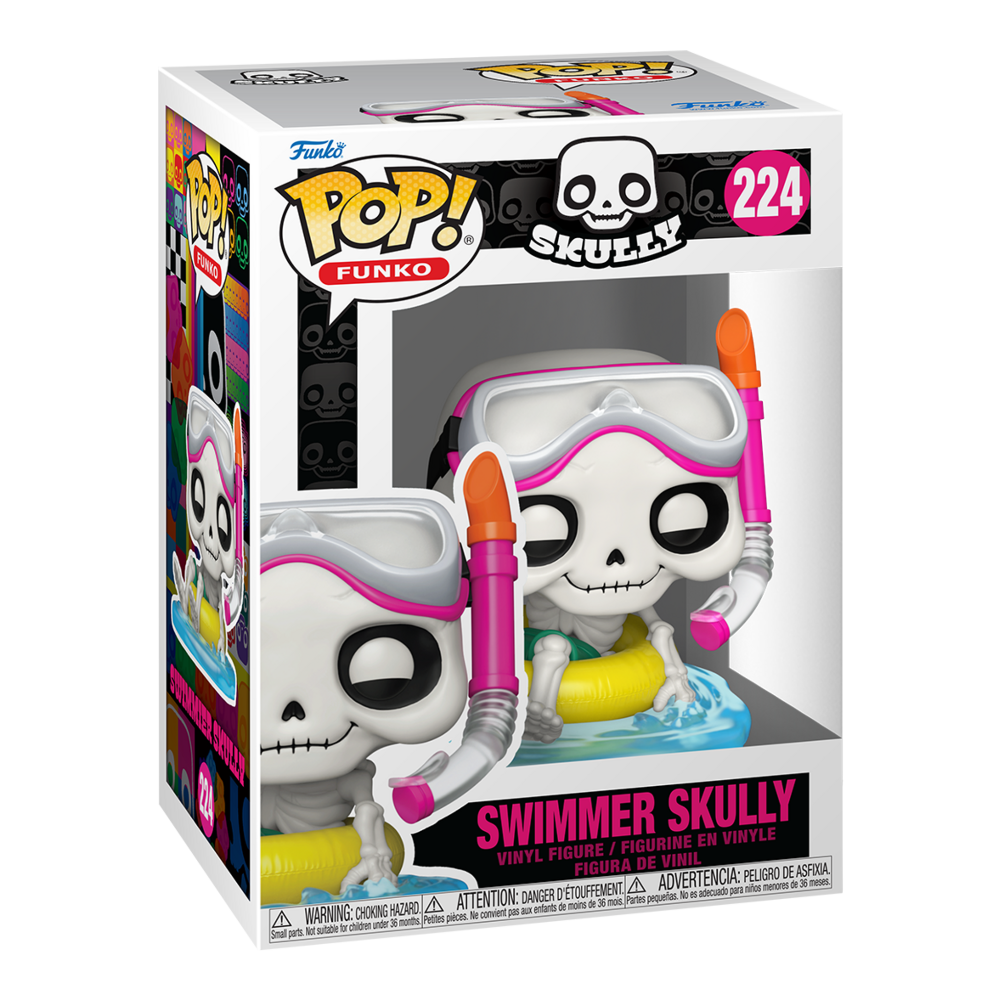 Funko Pop! Skeleton Summer Swimmer Skully Vinyl Figure #224
