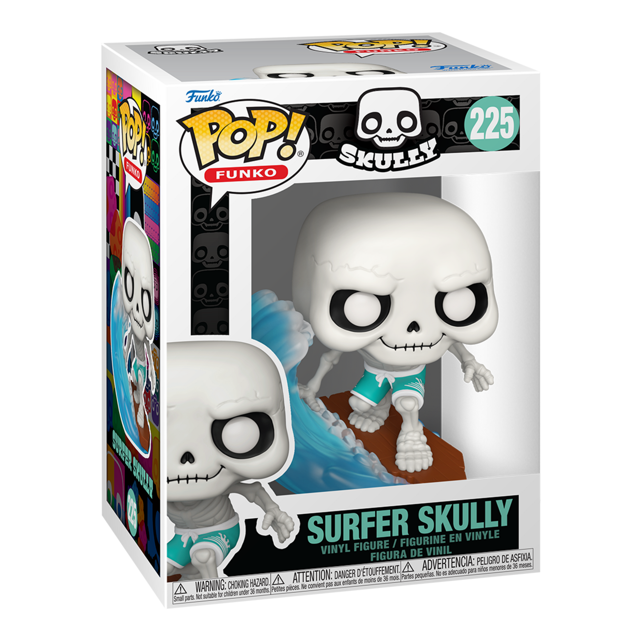Funko Pop! Skeleton Summer Surfer Skully Vinyl Figure #225