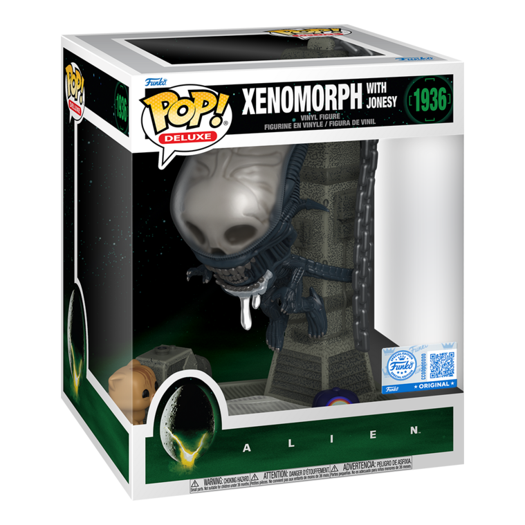 Funko Pop! Deluxe Alien Xenomorph with Jonesy Hovering Vinyl Figure #1936
