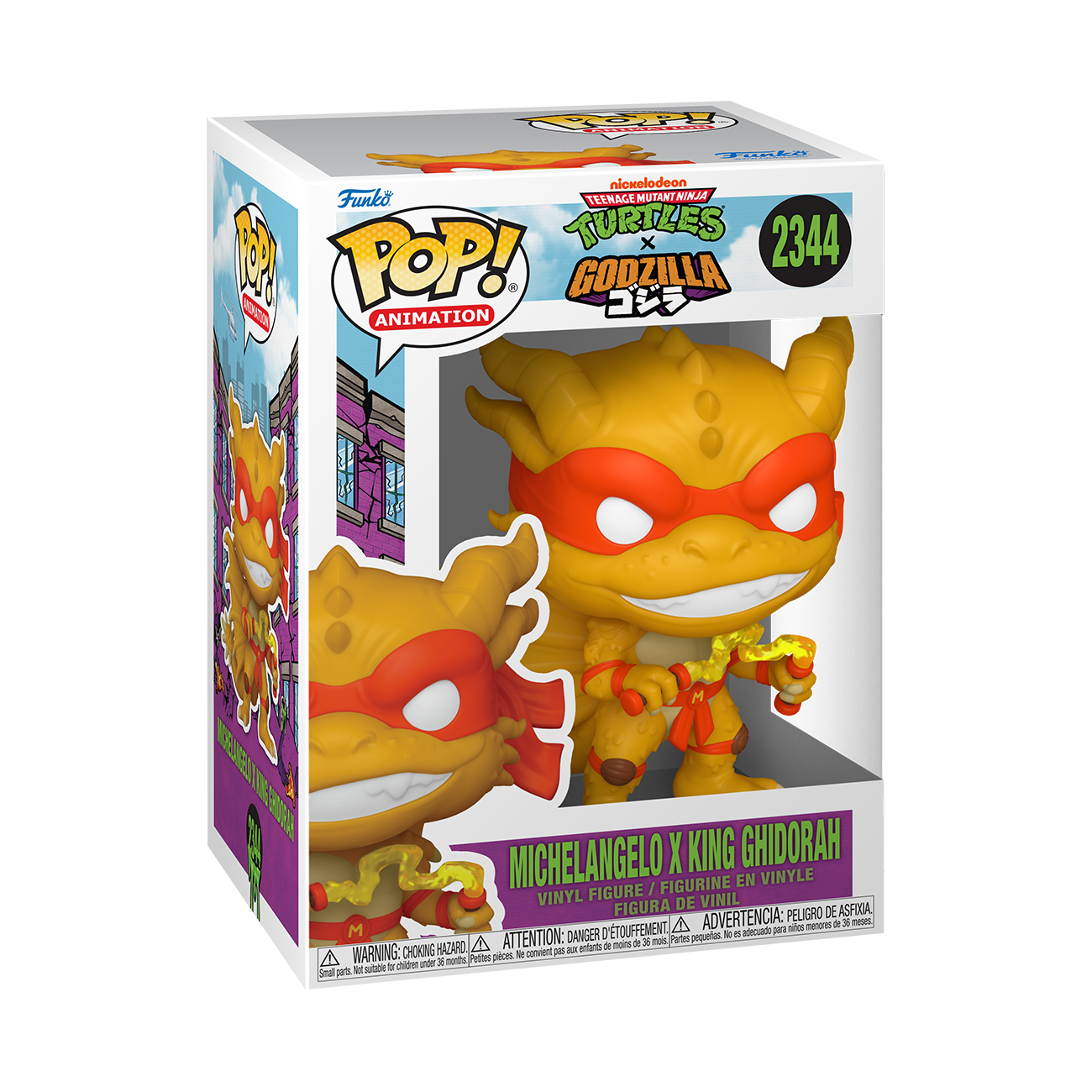 Funko Pop! Animation Michelangelo x King Ghidorah Vinyl Figure #2344