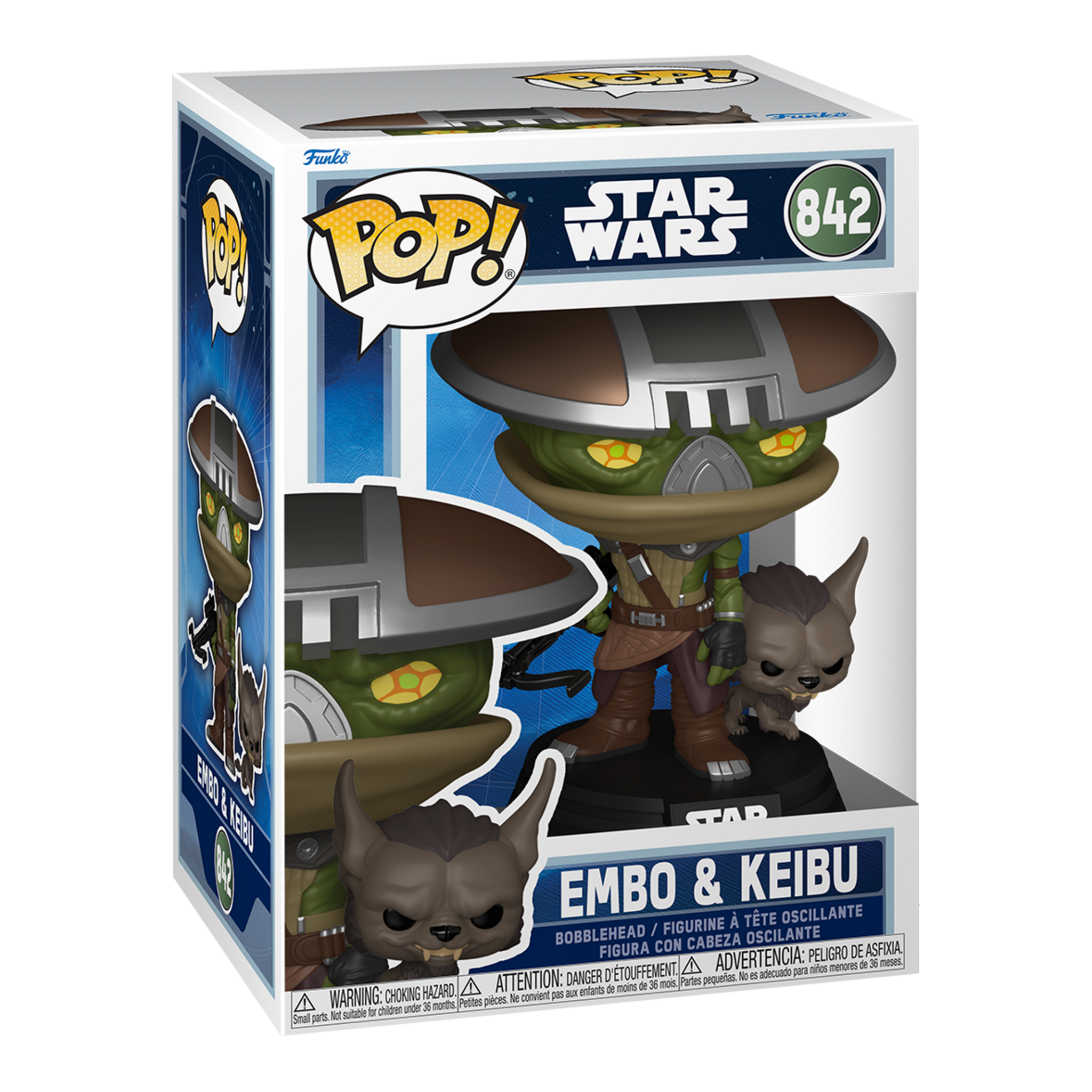 Funko Pop! & Buddy Star Wars The Mandalorian and Grogu Embo & Keibu Vinyl Figure