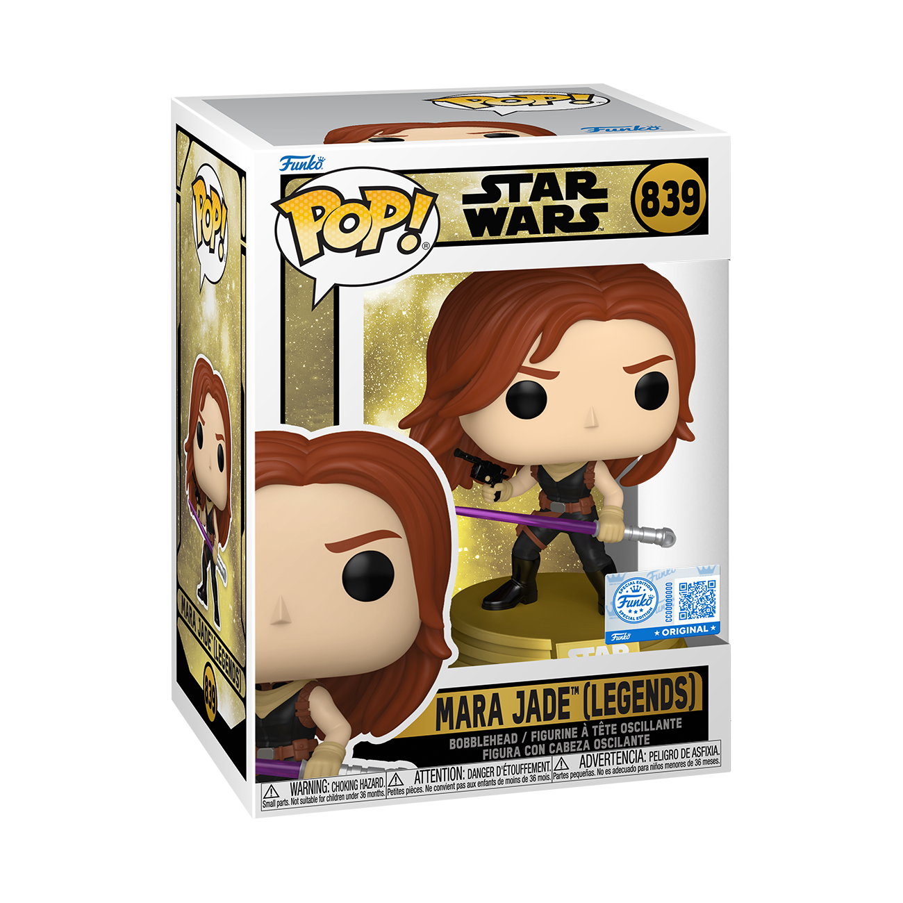 Funko Pop! Star Wars Legends Mara Jade Vinyl Bobblehead #839