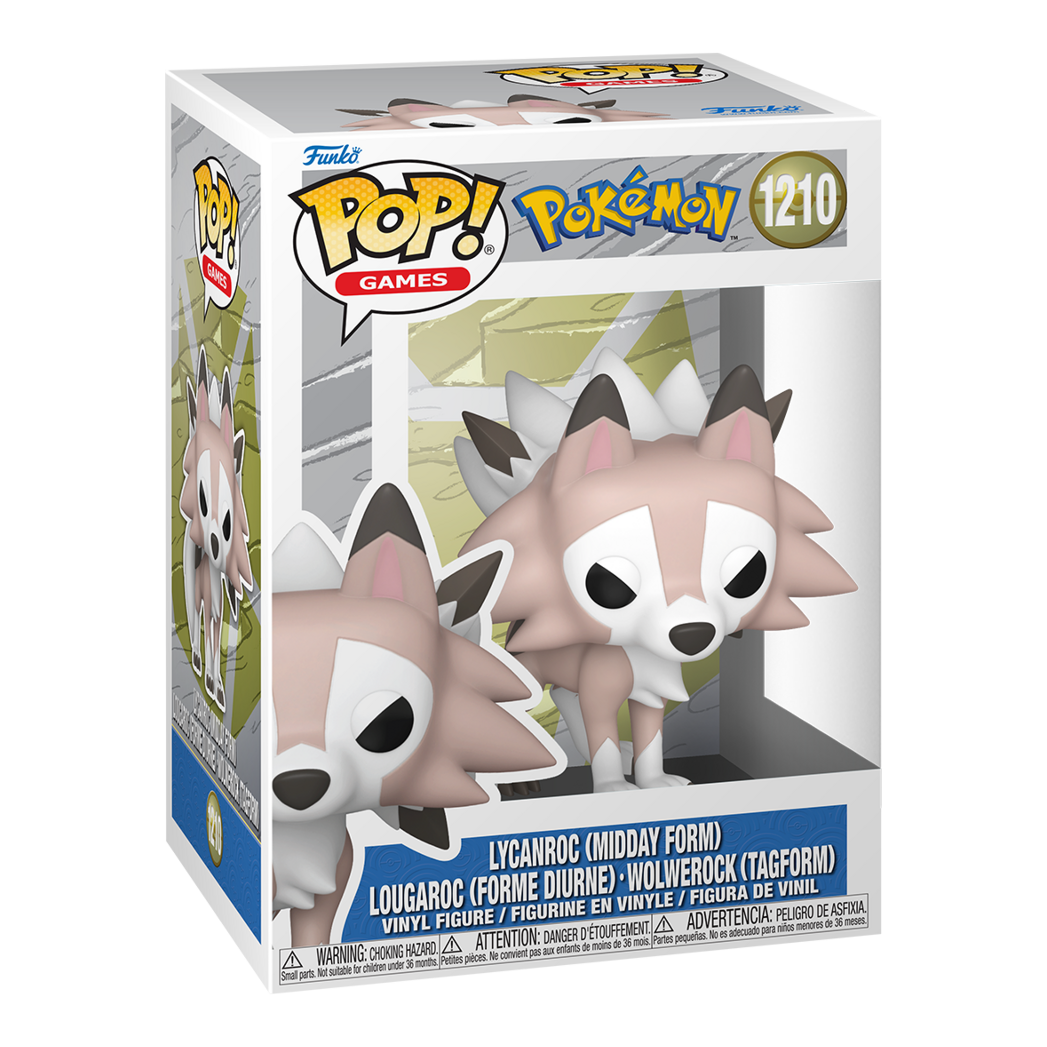 Funko Pop! Pokémon Lycanroc Midday Form Vinyl Figure #1210