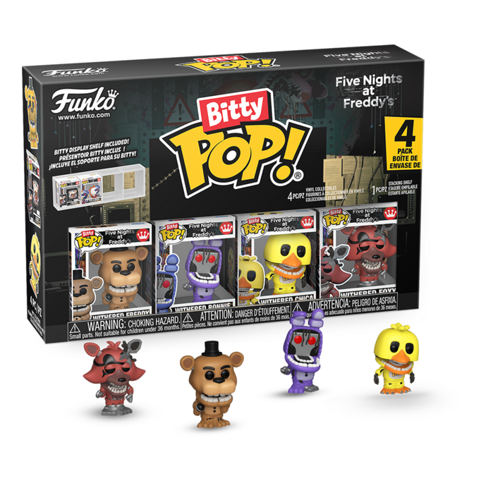 Funko Bitty POP! Five Nights at Freddy’s Withered 4-Pack Series 6