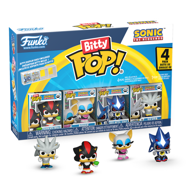 Funko Bitty POP! Sonic the Hedgehog Shadow 4-Pack