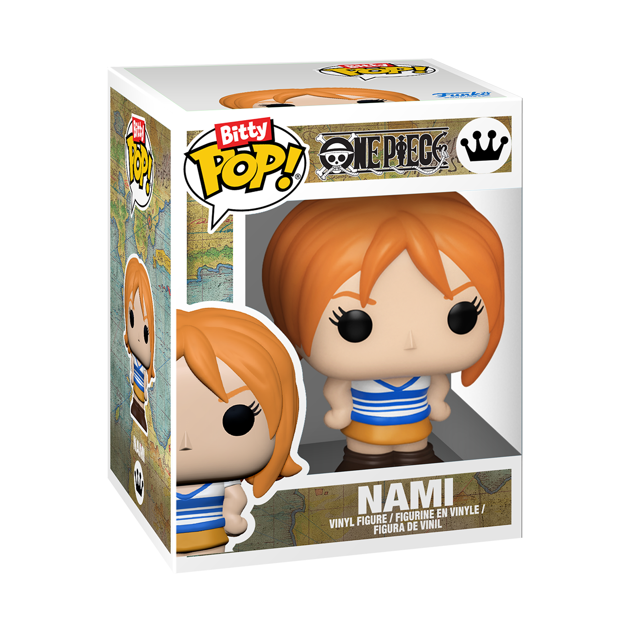 Funko Bitty POP! One Piece Going Merry Display Shelf with Nami and Roronoa Zoro