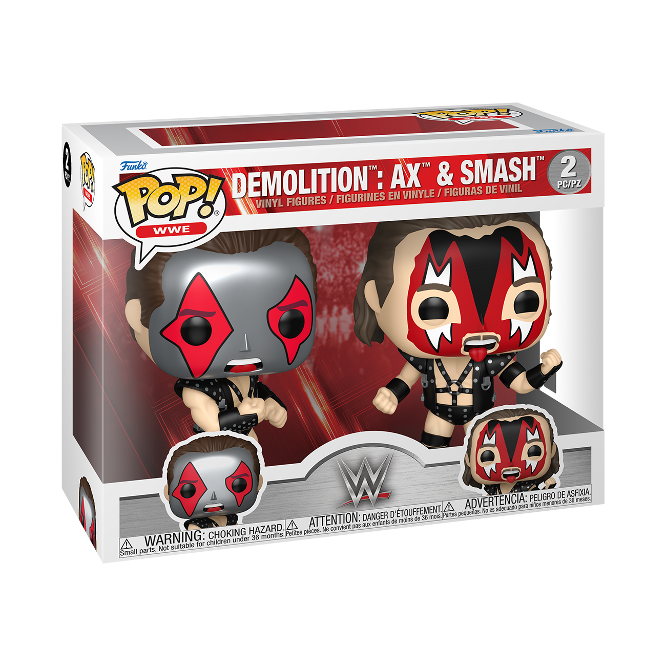 Funko Pop! WWE Demolition Ax & Smash Metallic 2-Pack