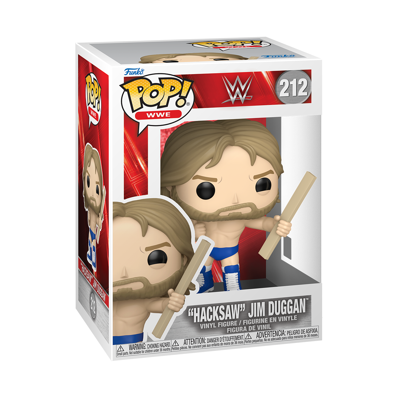 Funko Pop! WWE “Hacksaw” Jim Duggan #212 Vinyl Figure
