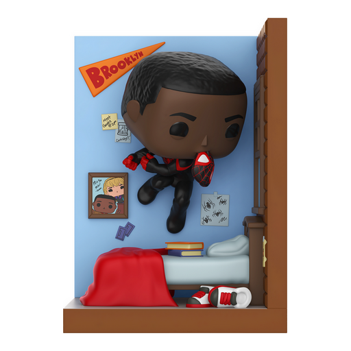 Funko Pop! Vinyl Nooks Marvel Miles Morales in Bedroom