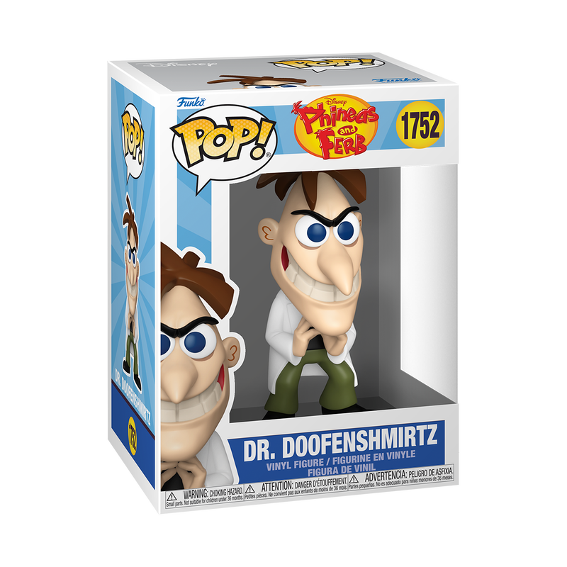 Funko Pop! Disney Phineas and Ferb Dr. Doofenshmirtz Vinyl Figure #1752