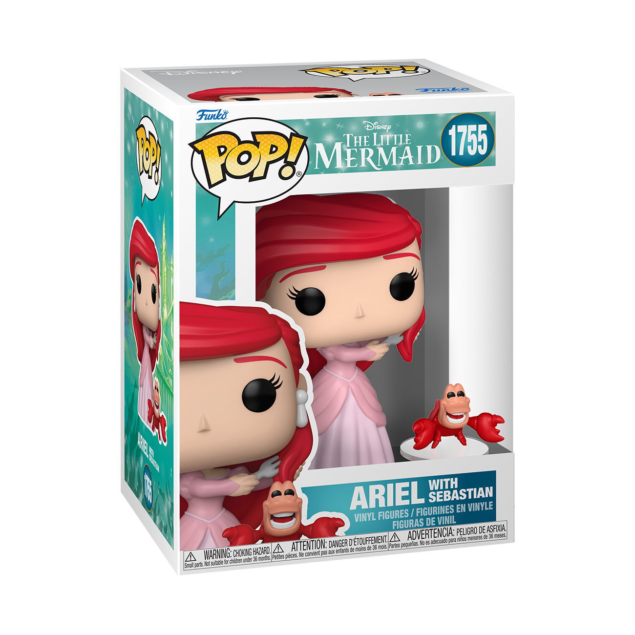 Funko Pop! & Buddy The Little Mermaid Ariel with Sebastian #1755