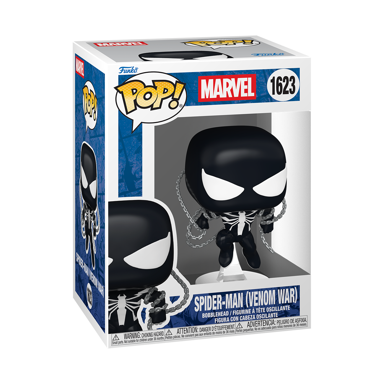 Funko Pop! Marvel Venom War Symbiote Spider-Man with Chains