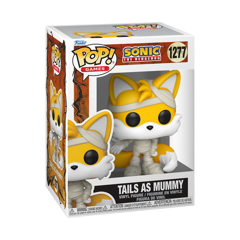 Funko Pop! Games Sonic the Hedgehog Tails as Mummy Vinyl Figure #1277