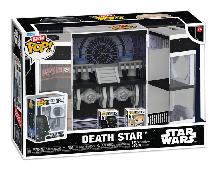 Funko Star Wars Bitty Pop! Bitty Box Death Star with Darth Vader and Luke Skywalker