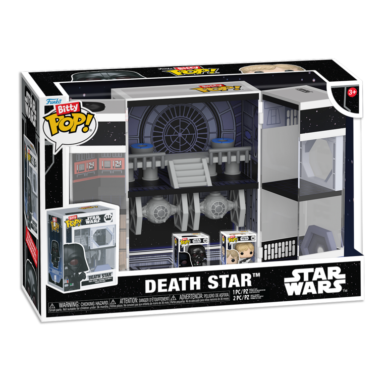 Funko Star Wars Bitty Pop! Bitty Box Death Star with Darth Vader and Luke Skywalker