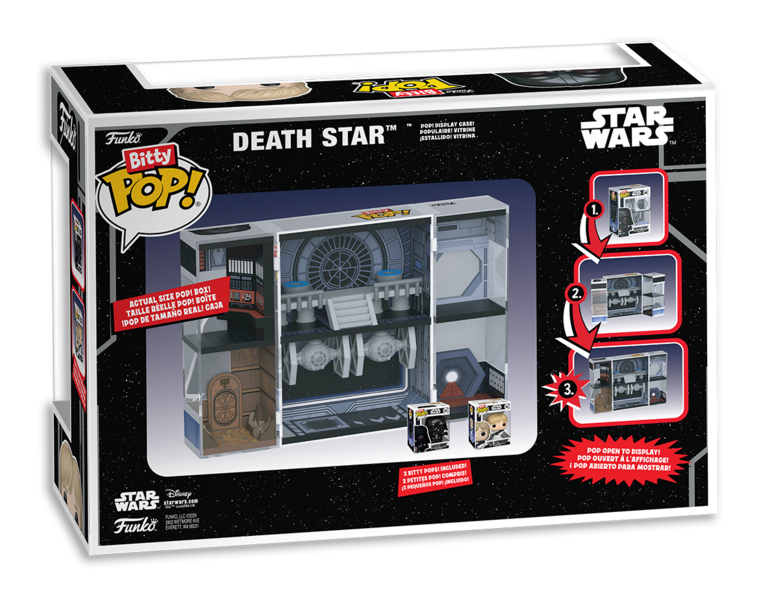Funko Star Wars Bitty Pop! Bitty Box Death Star with Darth Vader and Luke Skywalker