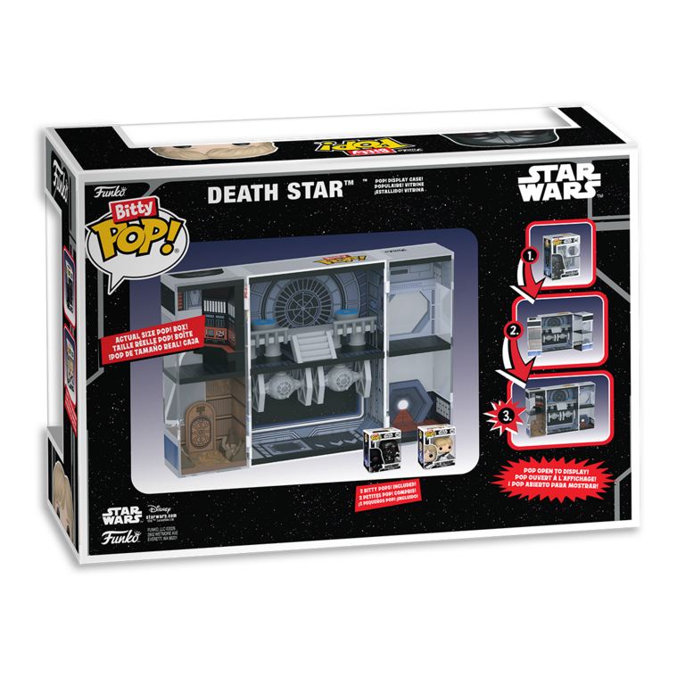 Funko Star Wars Bitty Pop! Bitty Box Death Star with Darth Vader and Luke Skywalker