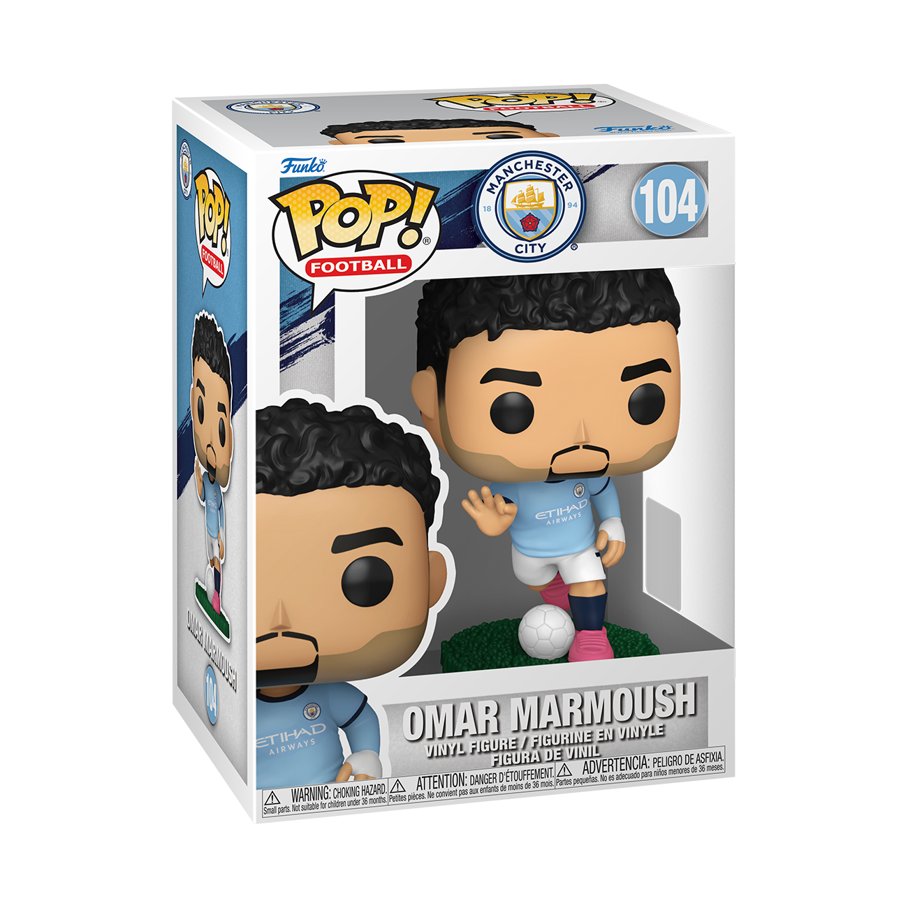 Funko Pop! Football Manchester City Omar Marmoush #104 Vinyl Figure
