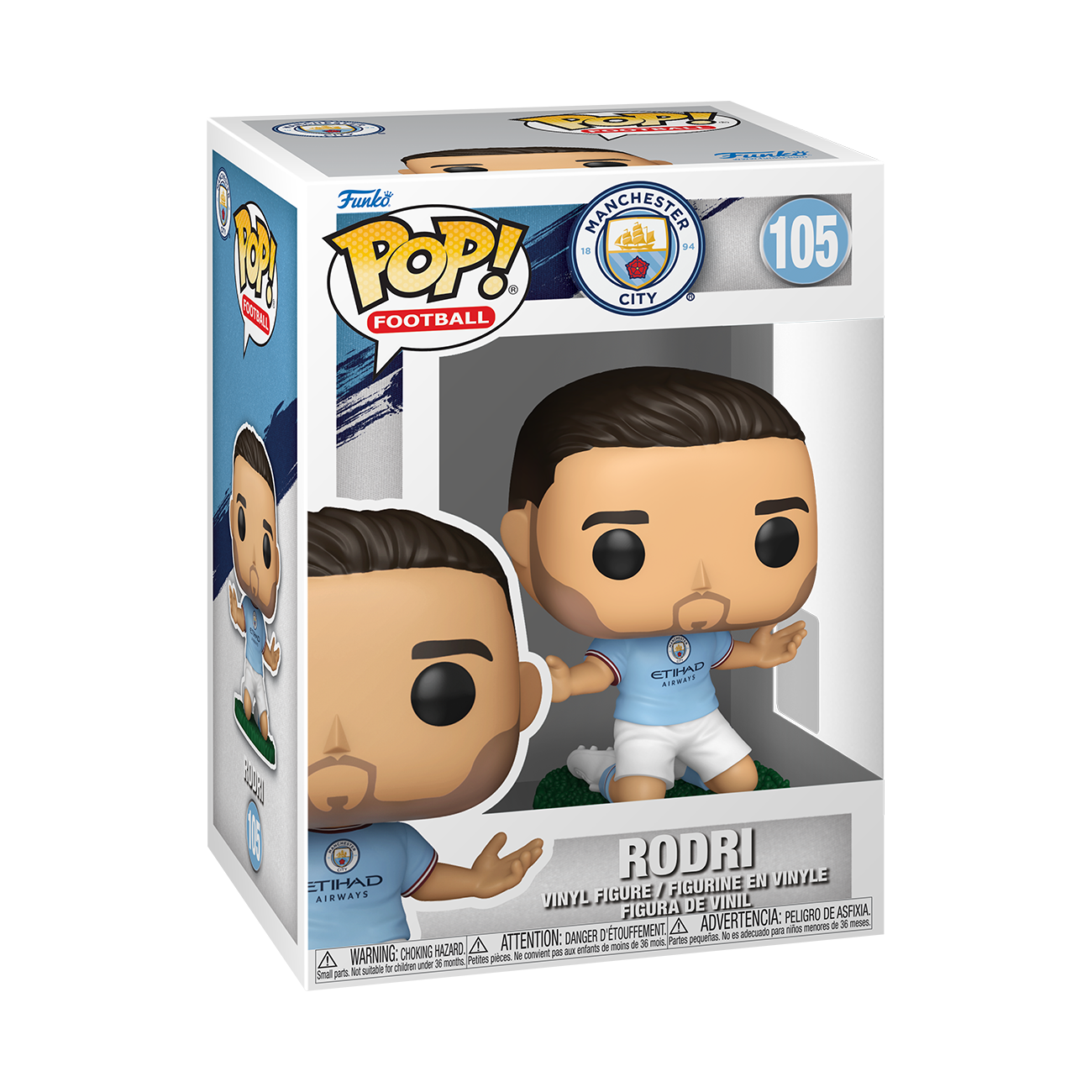 Funko Pop! Football Manchester City Rodri Vinyl Figure #105