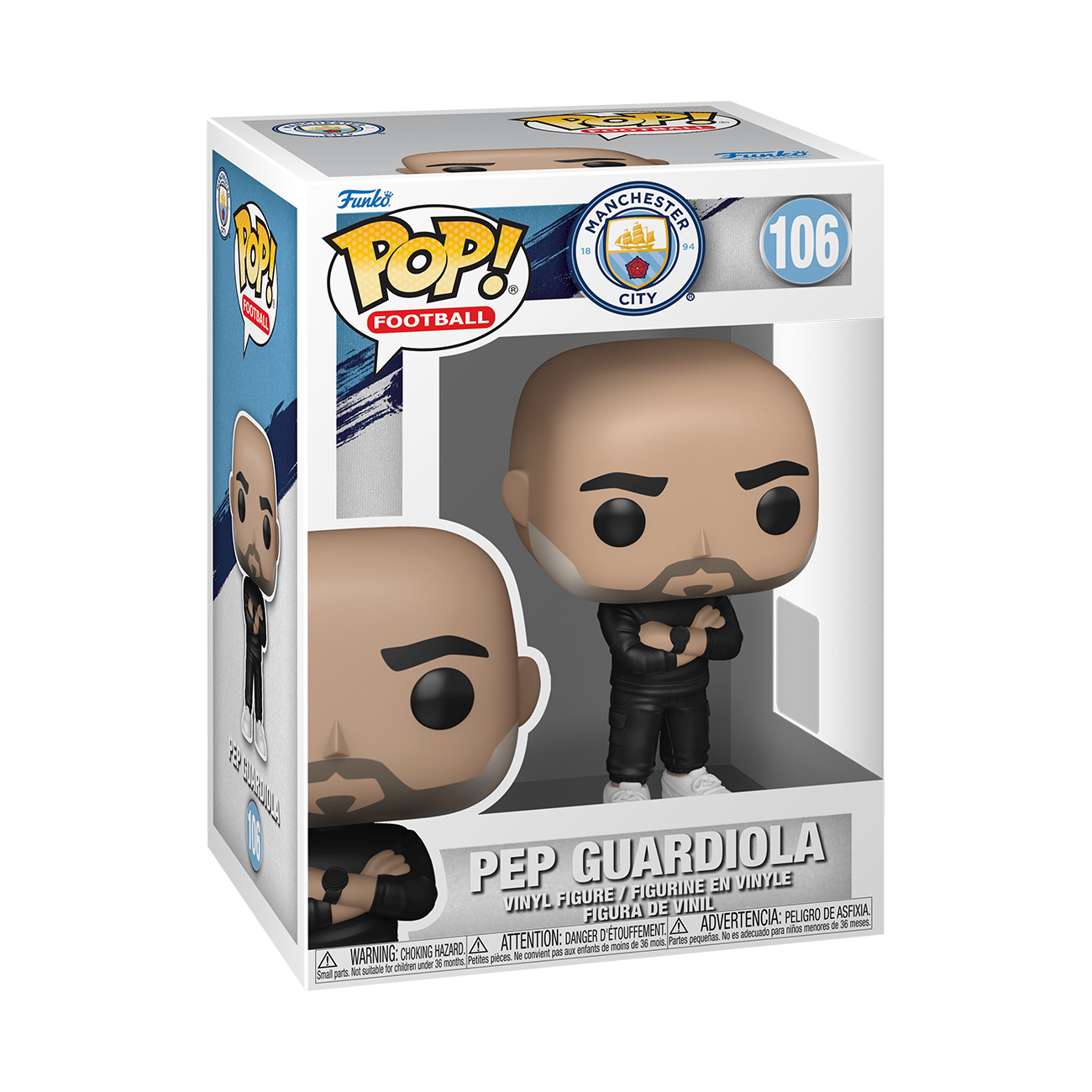 Funko Pop! Football Manchester City Pep Guardiola #106 Vinyl Figure
