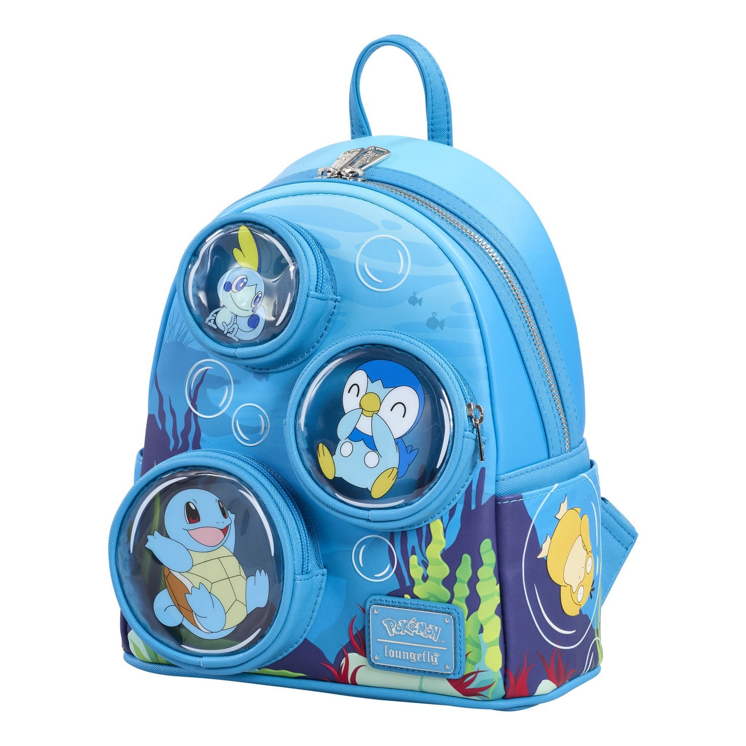 Loungefly – Pokémon Water Mini Backpack with Bubbles Design